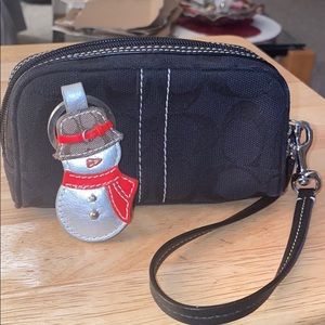 Coach Set! Keychain and Change Pouch